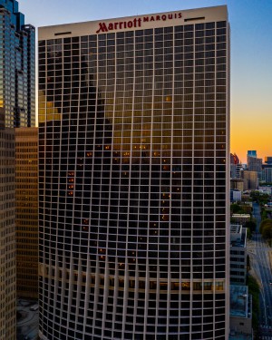 Marriott Marquis Aerial View   Atlanta GA 0644